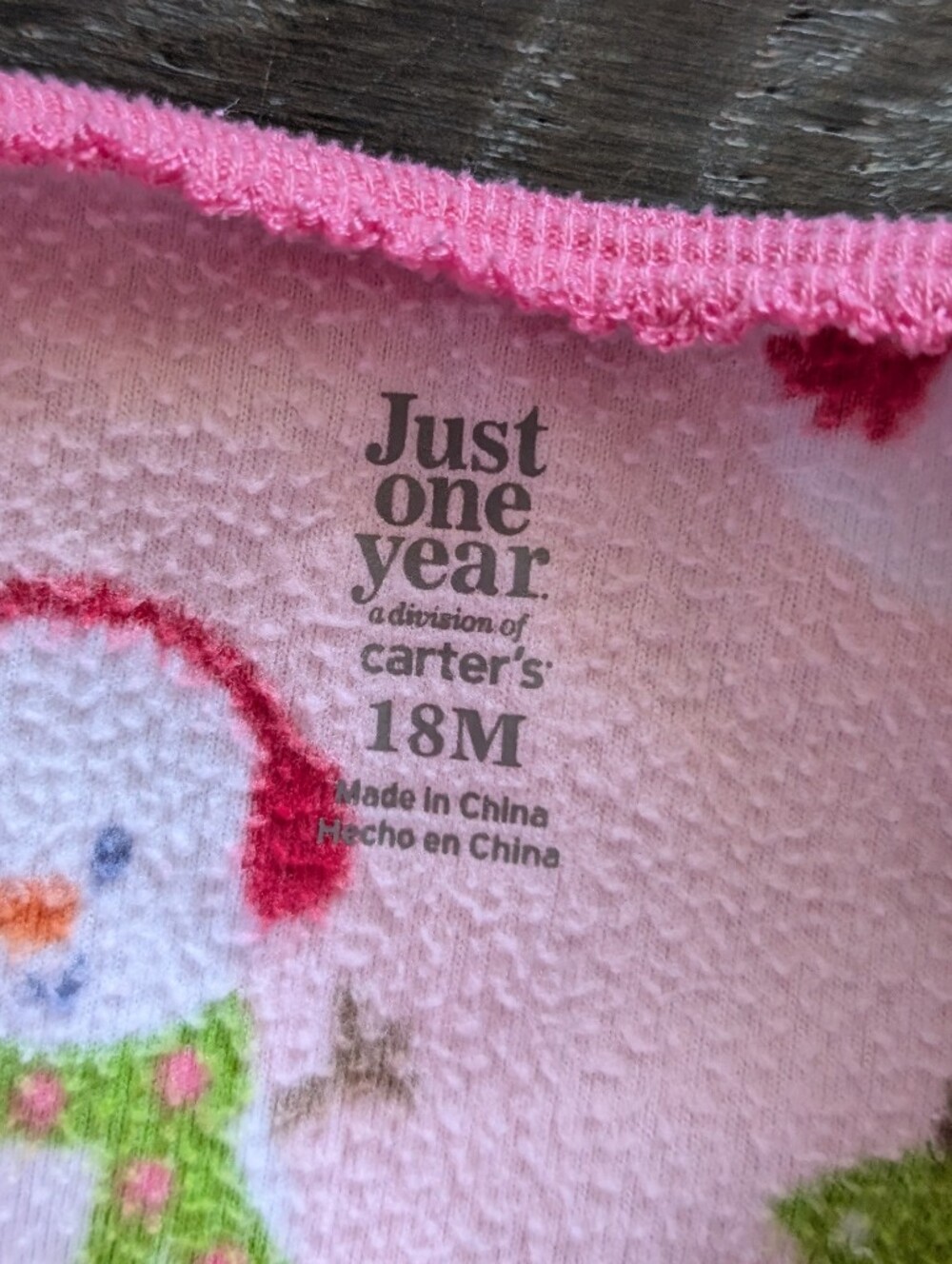 Carter's Fleece One-Piece Footie Pajamas Set of 4 Size 18 Months - Picture 11 of 12
